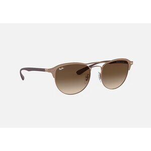 RAY BAN Light Brown Unisex Sunglasses RB3596 with Protective Case